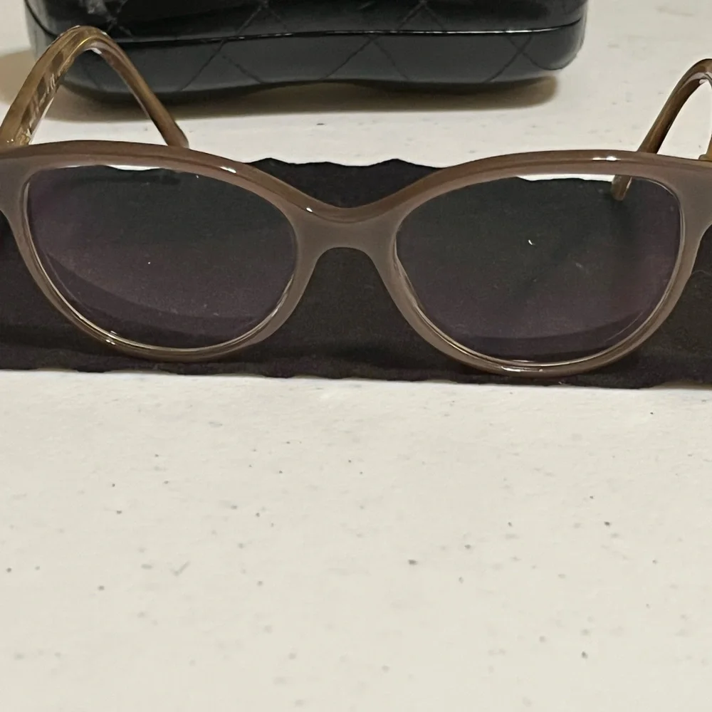Chanel Milky Brown Lace Glasses